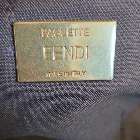 Fendi Baguette Carmel Brown Suede Gold Hardware Bag Italy Bonus Unbranded Strap - Picture 6 of 17